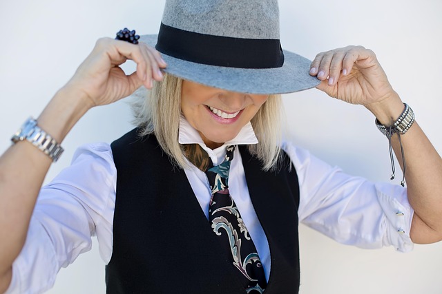 Woman in menswear, menswear for women, fashion and outfit — photo by JillWellington