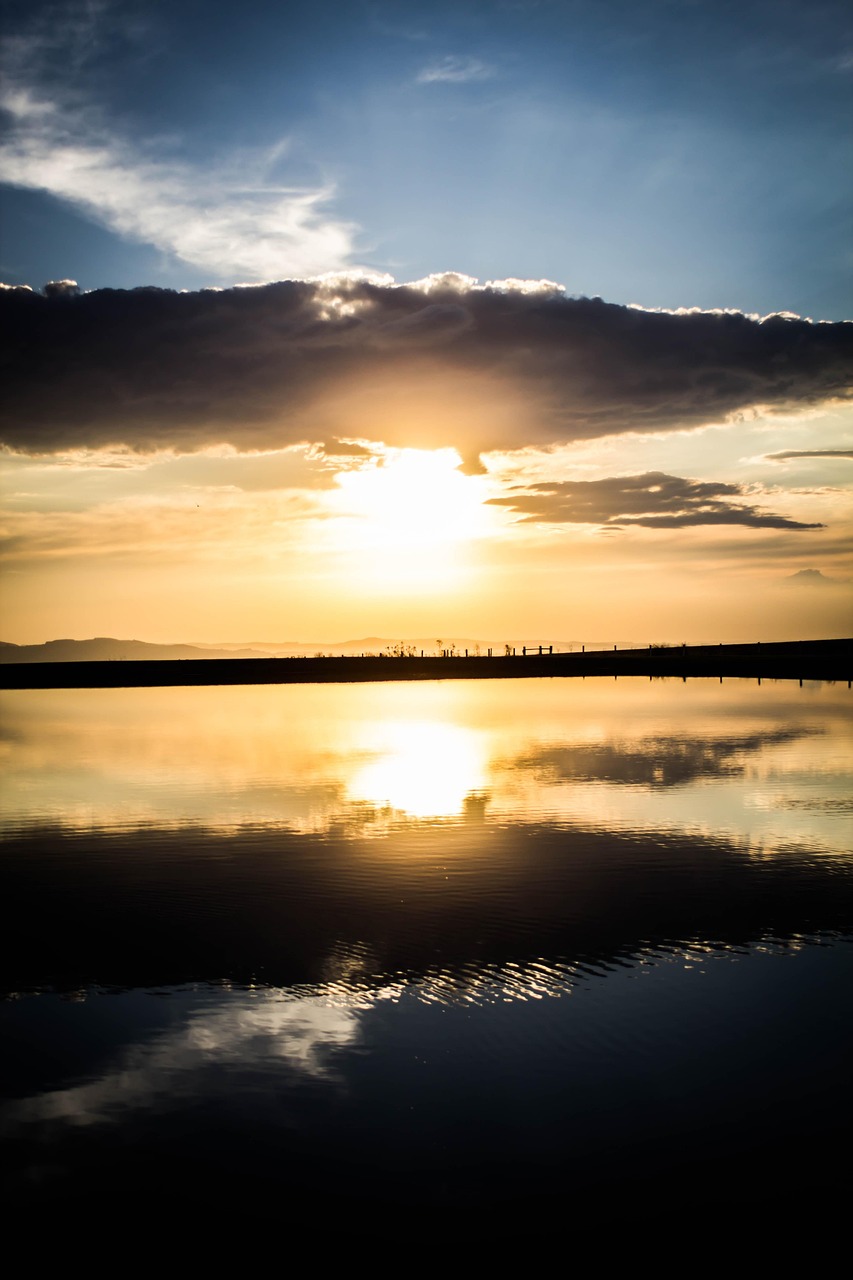Puesta Del Sol Lago Estanque - Foto gratis en Pixabay - Pixabay