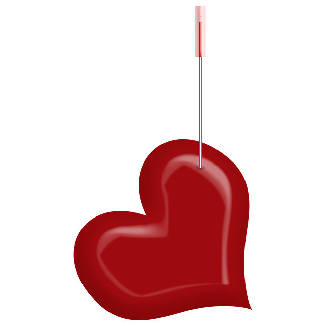 Free heart acupuncture holistic illustration