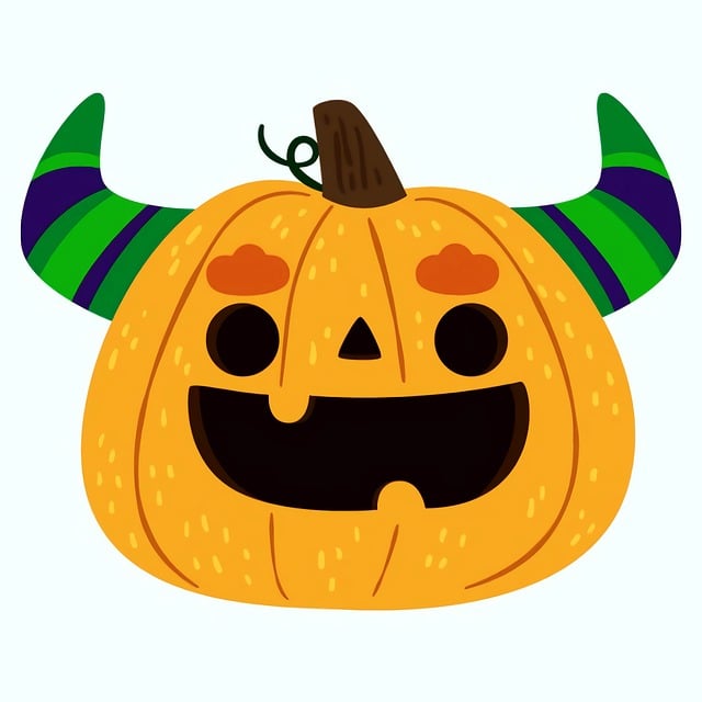 Free pumpkin halloween witches illustration