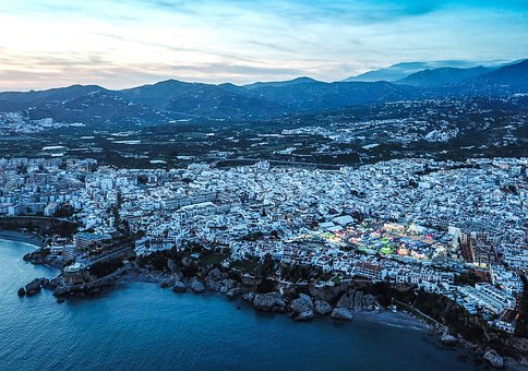 Free Sunset Nerja photo and picture