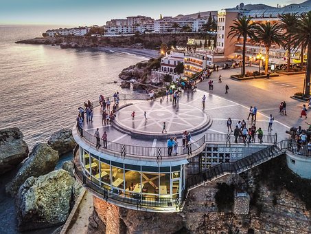 Free Sunset Nerja photo and picture