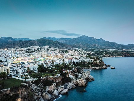 Free Sunset Nerja photo and picture