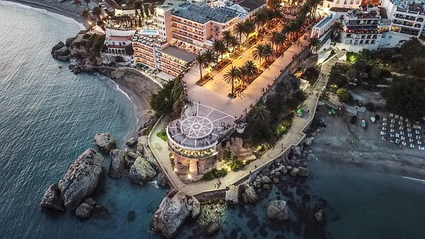 Free Sunset Nerja photo and picture