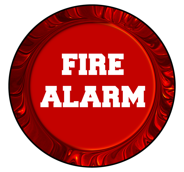 Free fire alarm button illustration