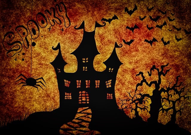 Free halloween scary surreal illustration