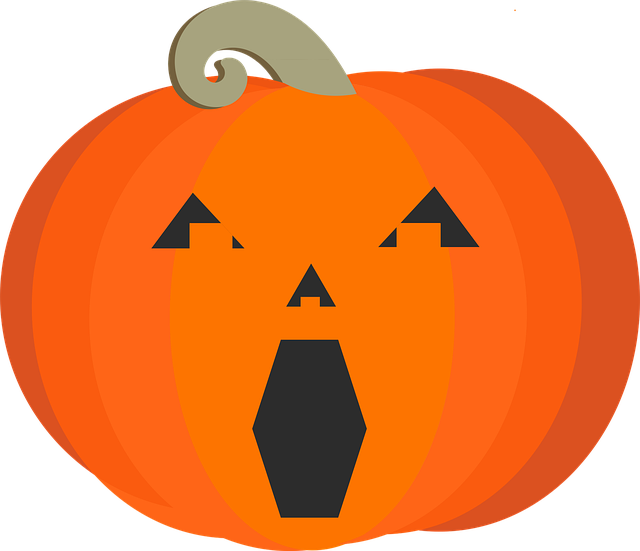 Free graphic jack o'lantern pumpkin illustration