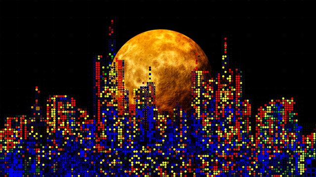 Free skyline frankfurt abstract illustration