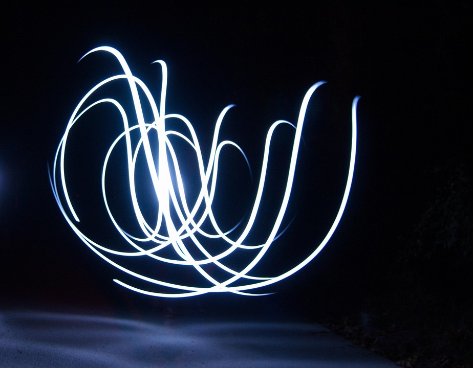 Light Painting Night Free photo on Pixabay