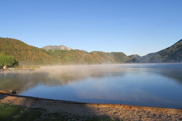 Free Mountain Lake Fall photo and picture