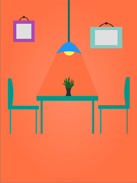 Free meal table food illustration