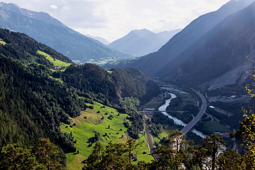 Free Valley Alps photo and picture