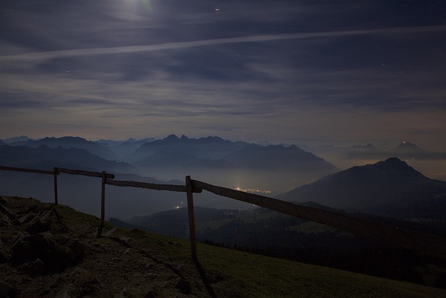 Free Night Mountains photo and picture