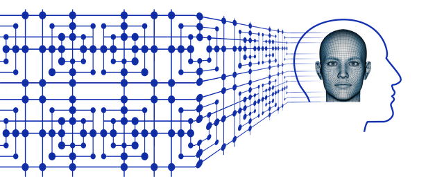 Free technology artificial intelligence brain illustration