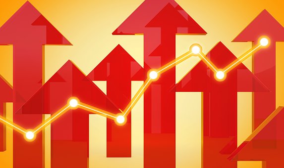 Free Up Graph illustration and picture