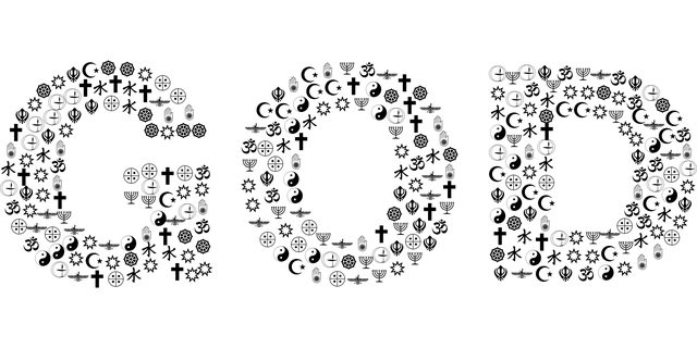Free god typography baha'i vector