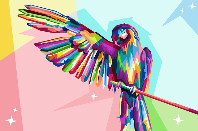 Download free HD stock image of Bird Nature Free bird nature parrot illustration
