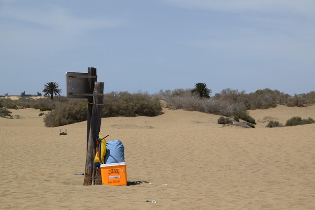 Free Signpost Beach photo and picture