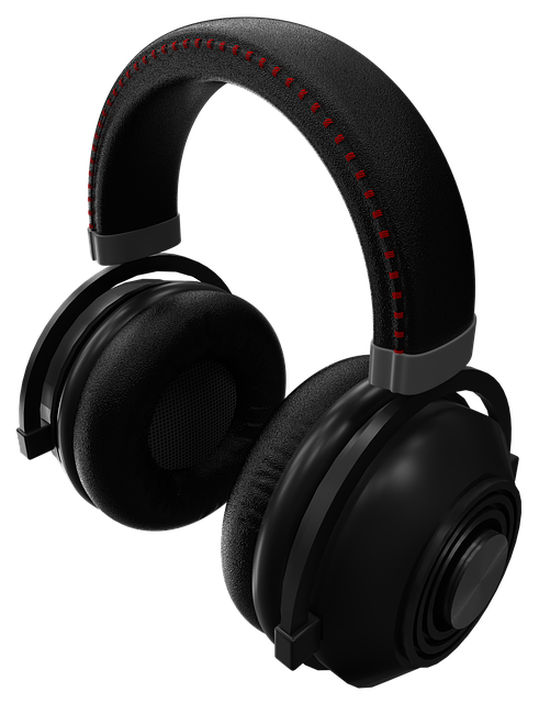 Free earpieces black leather leather illustration