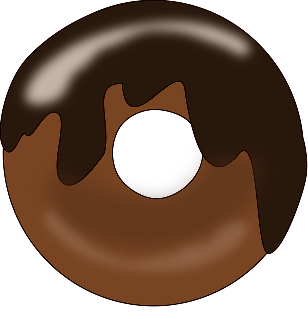 Free donut dessert food illustration