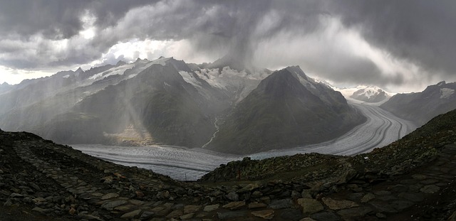 Schweiz, Gletscher, Berge, Alpine