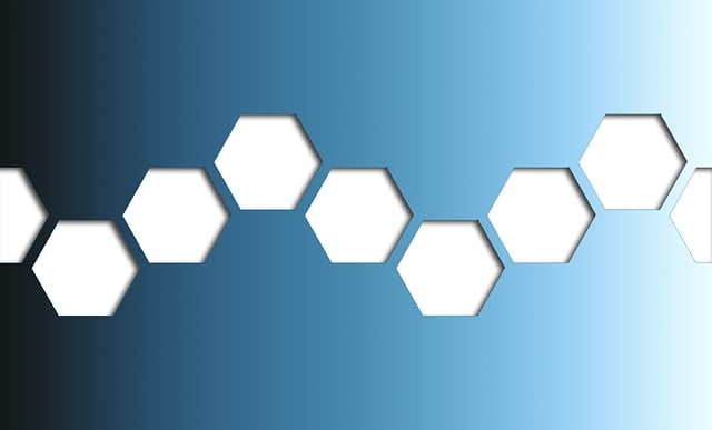 Download free HD stock image of Hexagons Connection Free hexagons connection network illustration