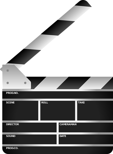 Free clapperboard film cinema illustration