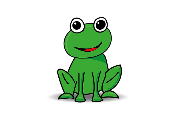 Free frog toad nature illustration