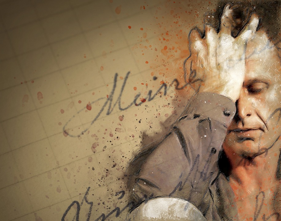 Man, Portret, Gezicht, Uitdrukking, Haar, Model