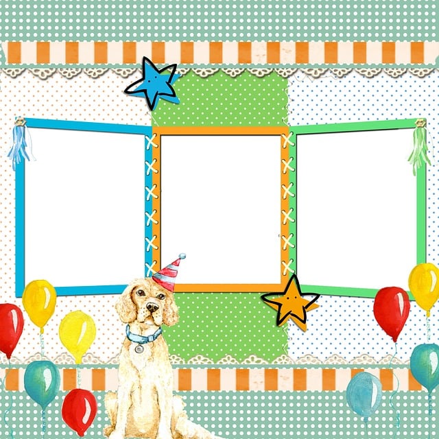 Free kids dog pet illustration