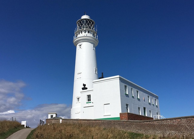 Leuchtturm, Strand, Flamborough