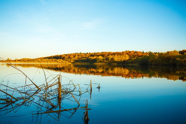 Lake, Himmel, Herbst, Wasser, Reflexion