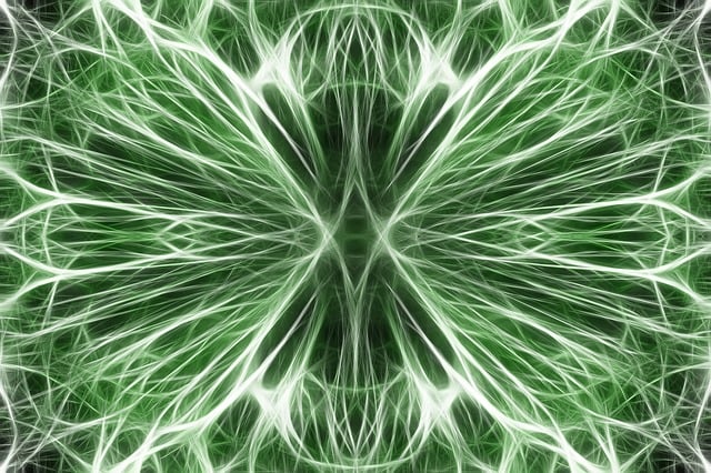 Free background circles fractal illustration