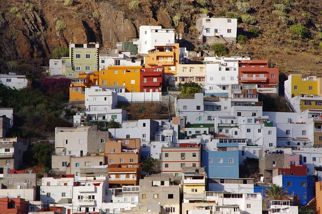 Teneriffa, Insel, Häuser, Stadt