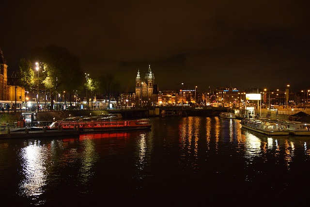 Free Amsterdam Night photo and picture