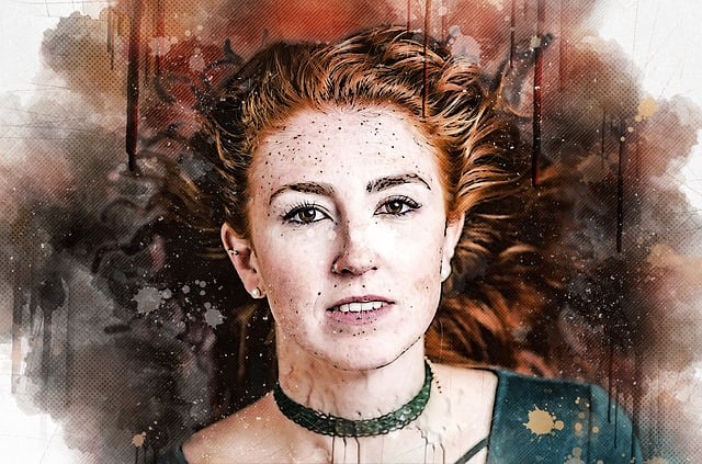 Free actress model young illustration