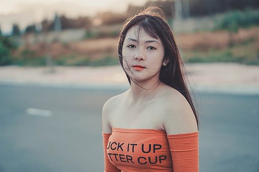 Jong Meisje, Vrouw, Kleur, Portret