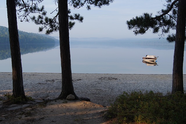 Free Lake Beach photo and picture