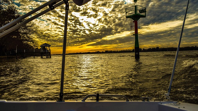 Free Sunset Sunset On The River photo and picture