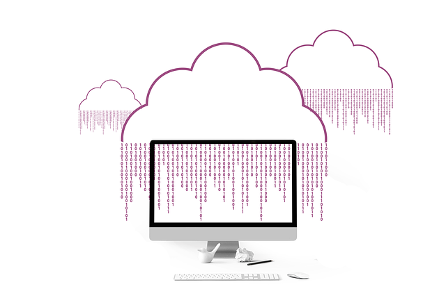 Free cloud storage monitor illustration