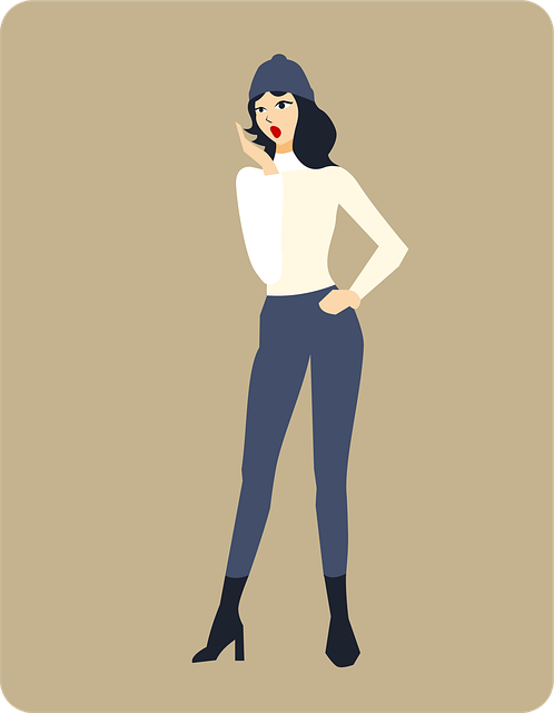 Free Winter Woman vector and picture