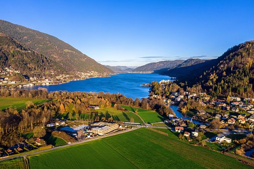 Free Aerial View Landscape photo and picture