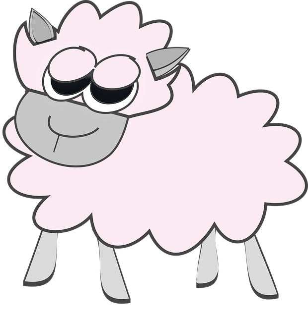 Schaap, Wol, Tekening, Rozen, Schapen