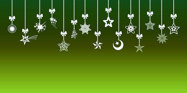 Weihnachten, Sterne, Schmuck