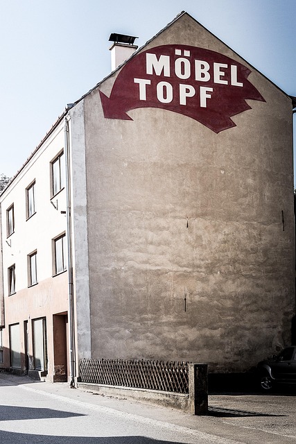 Haus, Werbegrafik, Schrift, Zwettl
