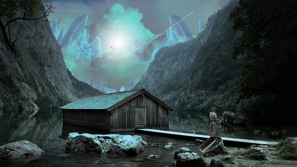 Free Mountains Fishing photo and picture
