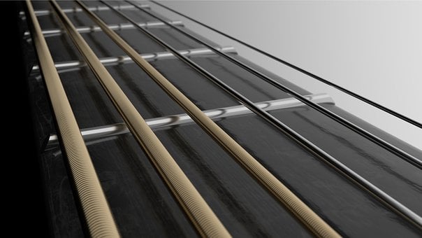 Gitarrensaiten, Gitarre, Klang
