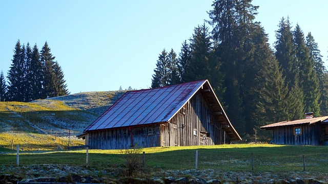 Download free HD stock image of Alps Barn Free Alps Barn photo and picture