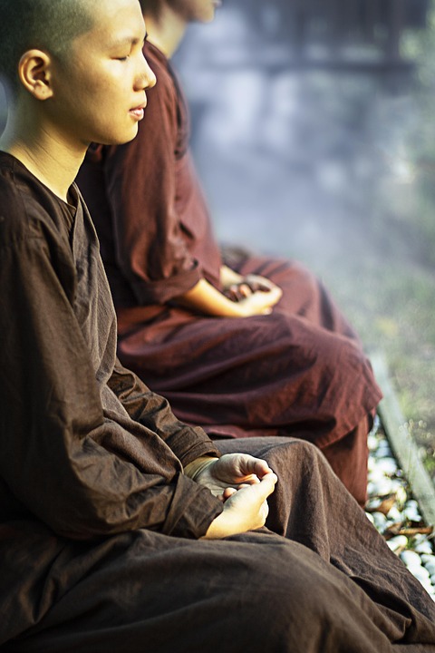 Meditation Sayalay Nun Free Photo On Pixabay