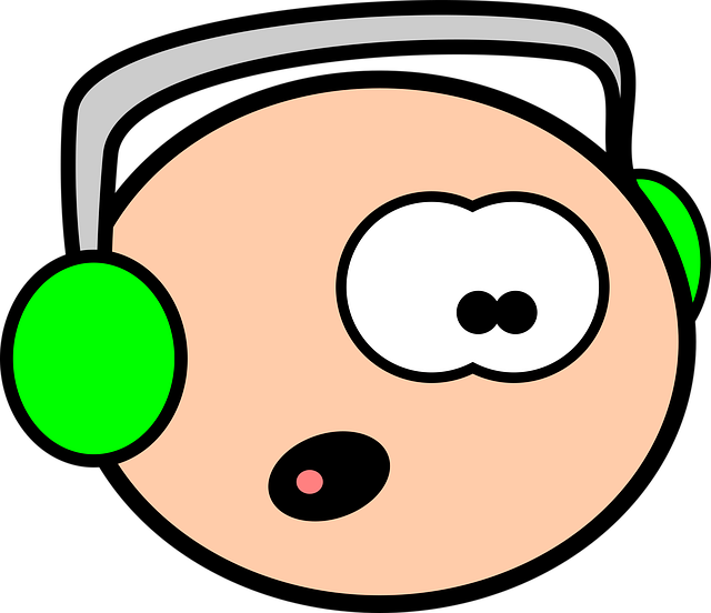 Free Face Headphones vector and picture